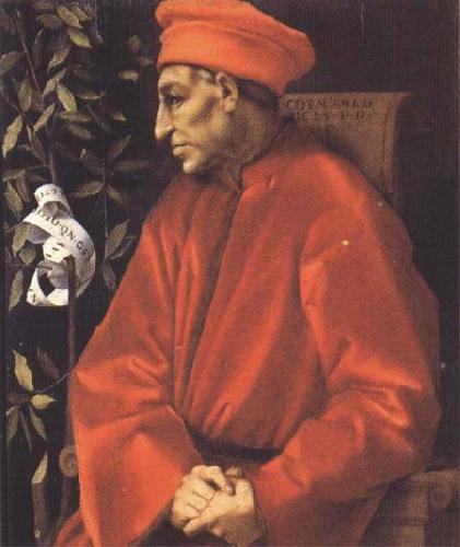  Pontormo,Portrait of Cosimo the Elder
